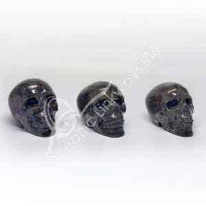 Flame Stone Skull