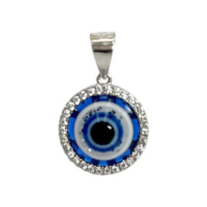 Evil Eye Sterling Silver Pendant