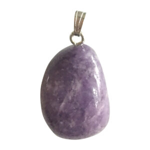 Lepidolite Tumbled Stone Pendant