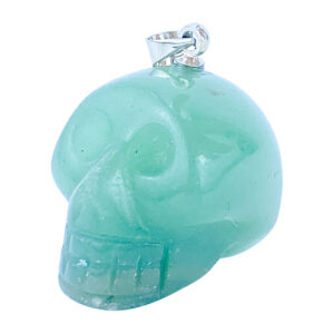 Green Aventurine Mini Skull Pendant