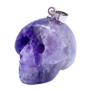 Amethyst Skull Pendant