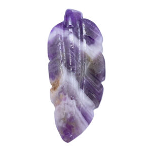Amethyst Feather Pendant