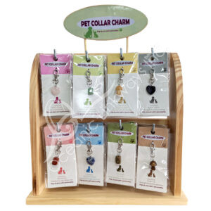 Starter Kit Wood Display with Pet Collar Charm