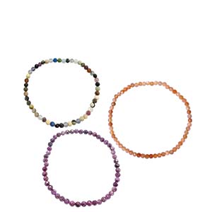Bracelets Faceted Beads