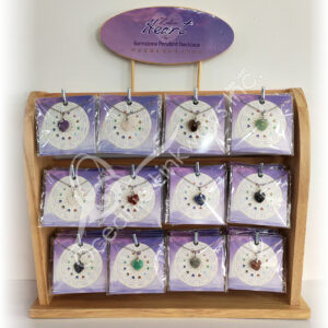 Starter Kit Zodiac Necklace in a Wooden Display