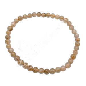 Copper Rutilated Quartz Bracelet
