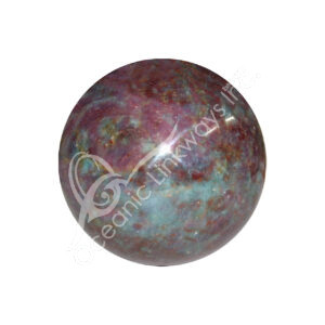 Ruby with Kyanite Sphere