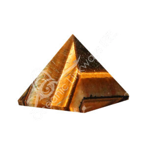 Polished Smooth Tiger Eye Pyramid