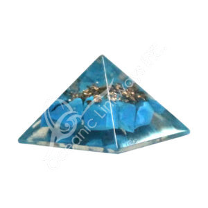 Turquoise in Orgone Pyramid