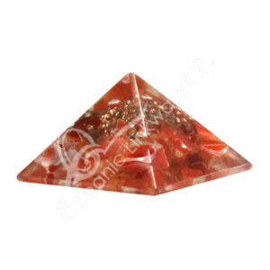 Carnelian in Orgone Pyramid