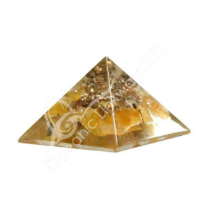 Orgone Yellow Agate Pyramid