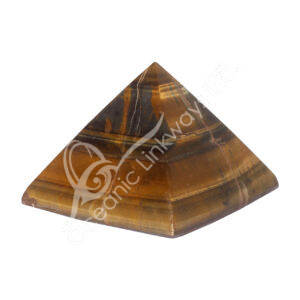 Tiger Eye Pyramid