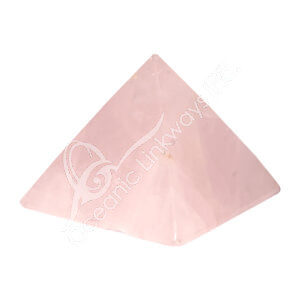 Polished Rose Quartz Pyramid