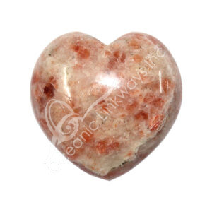 Polished Sunstone Heart