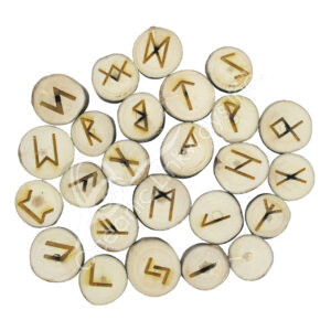 Poplar Wood Rune Set