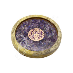 Goddess with Amethyst and Lapis Lazuli Coaster