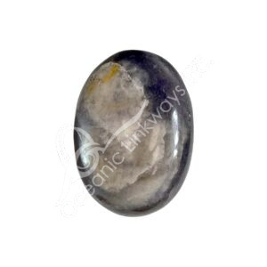 Polished Iolite Palm Stone