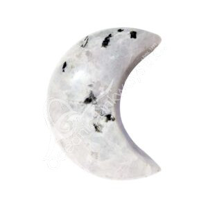 Polished Rainbow Moonstone Moon