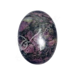 Garnet in Astrophyllite Palm Stone