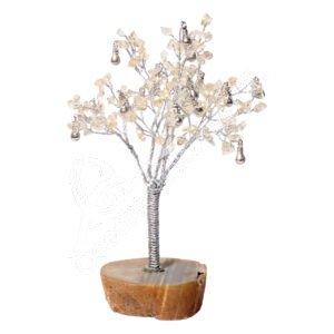 Citrine Gem Tree with Money Bag Charms (160 Beads)