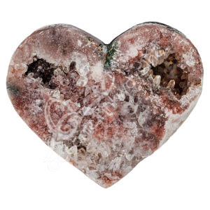 Polished Pink Amethyst Heart