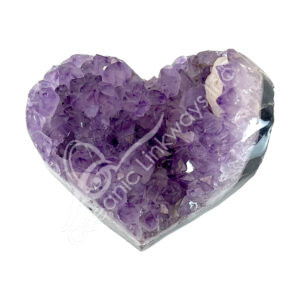 Amethyst with Druse Heart