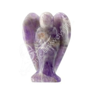 Amethyst Angel Carving