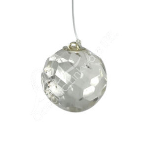 Crystal Quartz Faceted Sphere