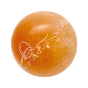 Orange Selenite Sphere