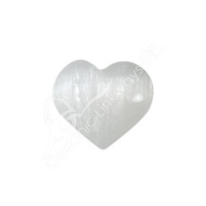 Polished Selenite Puffed Heart (Pack of 20)