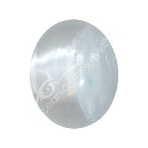 Polished Selenite Palm Stone