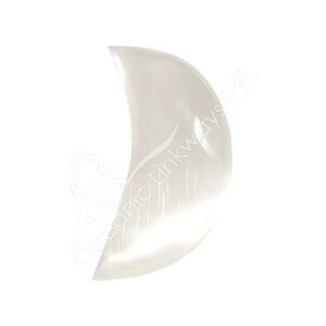 Polished Selenite Puffed Moon