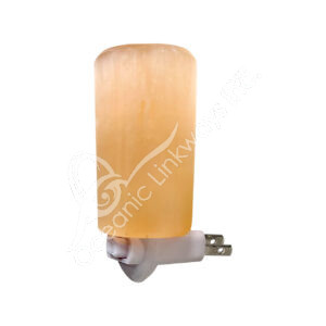 Orange Selenite Cylinder Night Light