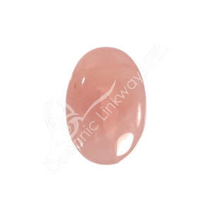 Polished Rose Quartz Palm Stone