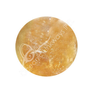 Polished Yellow Calcite Sphere