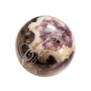 Chevron Amethyst Sphere