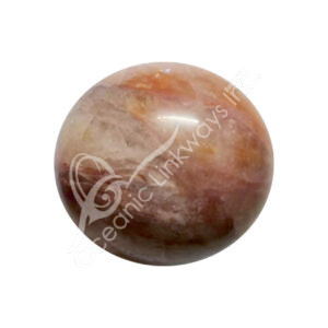 Cracked Red Quartz Sphere