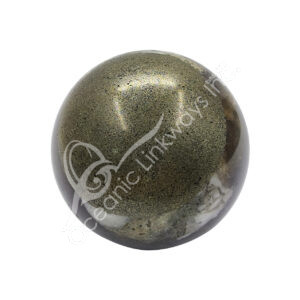 Polished Fluorite & Pyrite Sphere