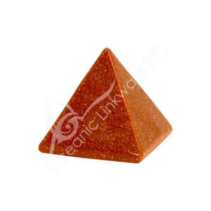 Polished Smooth Goldstone Pyramid