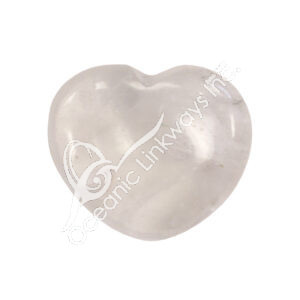 Polished Crystal Quartz Heart