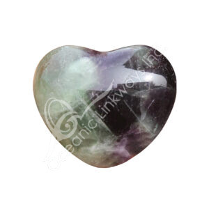 Polished Fluorite Heart