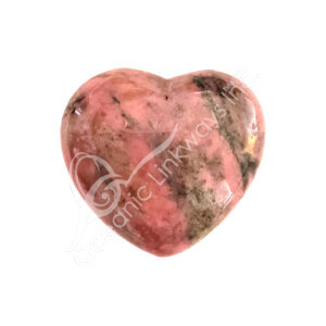 Polished Rhodonite Heart