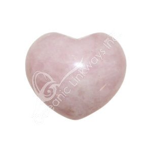 Polished Rose Quartz Heart