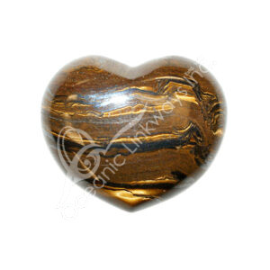 Polished Tiger Eye Heart
