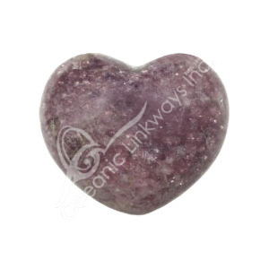 Polished Lepidolite Heart