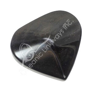 Golden Sheen Obsidian Heart