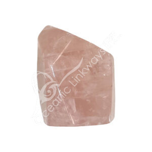 Polished Rose Quartz Polygon