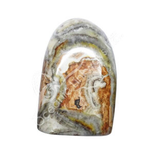Polished Onyx with Stripes Free Shape