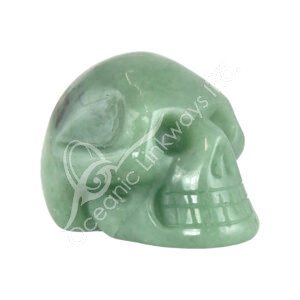 Green Aventurine Skull