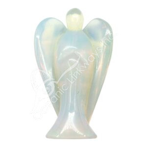 Polished Opalite Angel Carving